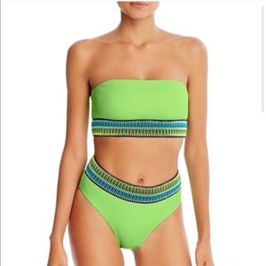 Peixoto neon green bikini bathing suit kiwi kirra